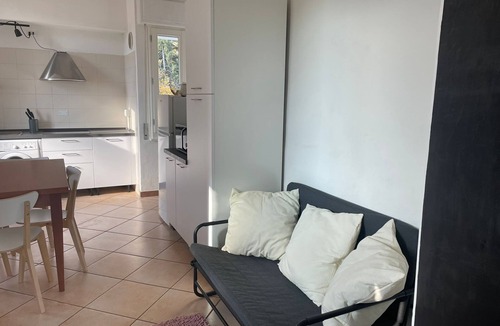 Andorno Micca Apartment | The view of the bell tower