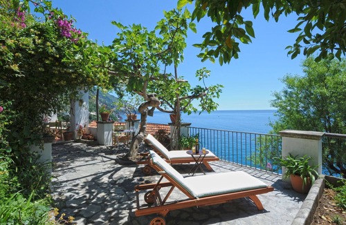 Positano City Centre Villa | Torre Sponda - Casa Angelica, Private Beach