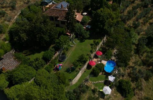 Puliciano Villa | Tuscany Villa Gorello. Villa in Toscana. Jacuzzi con tetto in cristallo,piscina