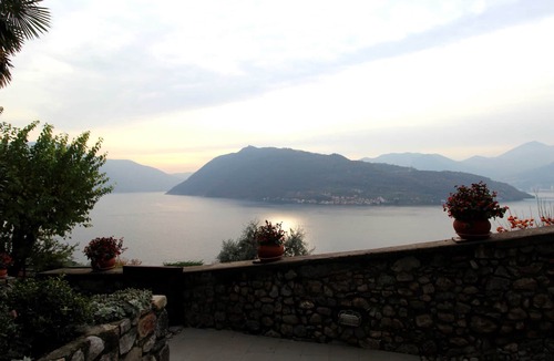 Sale Marasino Apartment | Two-room apartment in Residence with swimming pool and panoramic lake view in Sale Marasino