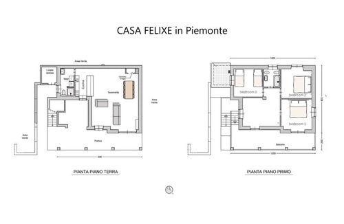 Gambasca House | Villa con vista fantastica in Piemonte