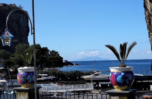 Pogerola Villa | Villa de Luca - terrace with jacuzzi by the sea
