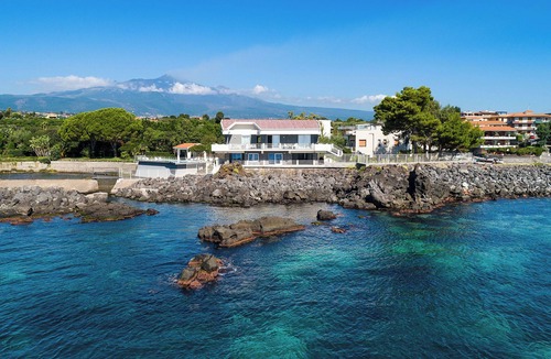 Acireale Villa | Villa GIULIA is a luxury seafront villa with private pool