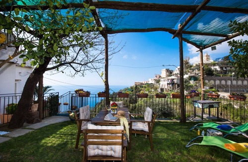 Montepertuso Villa | Villa Laura, amazing breakfast, private outdoor hot tub, Positano, Amalfi coast