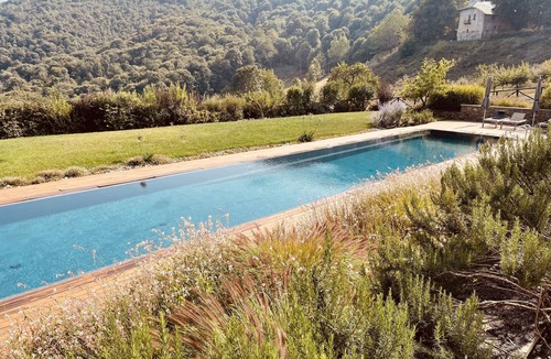 Verzuolo Villa | Villa with infinity pool, Spa,private garden, patio, barbecue,Monviso Unesco area.