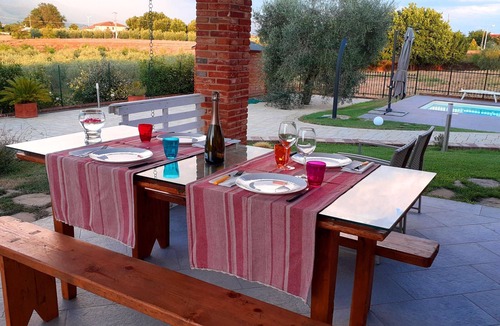 Tegoleto Villa | Villa with private pool in a quiet and panoramic position overlooking the hills between Arezzo and C