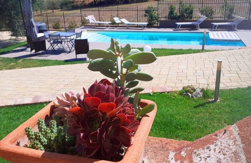 Tegoleto Villa | Villa with private pool in a quiet and panoramic position overlooking the hills between Arezzo and C
