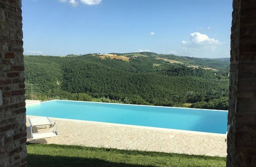 San Venanzo Villa | Wonderful private villa for 8 people with WIFI, private pool, TV and panoramic view