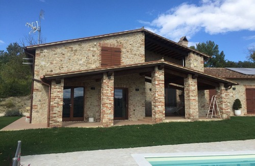 San Venanzo Villa | Wonderful private villa for 8 people with WIFI, private pool, TV and panoramic view