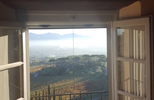 Valgiano Villa | XII century farmhouse on the hills above Lucca with chef. Only local food.