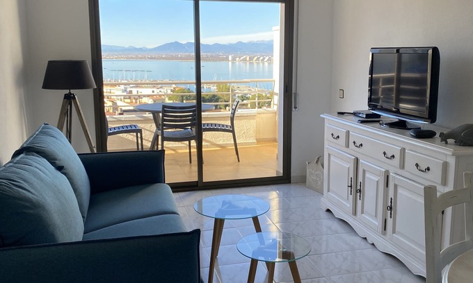 Roses Town Center Apartment | apartment terrace sea view C2