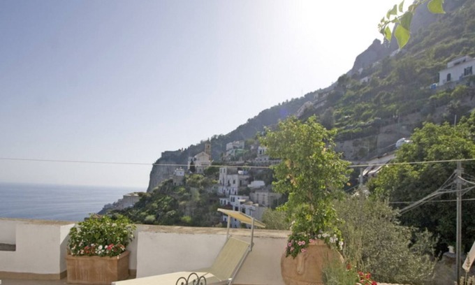 Vettica Apartment | Aphrodite, Amalfitan Property With Spelendid Sea View, private terrace.