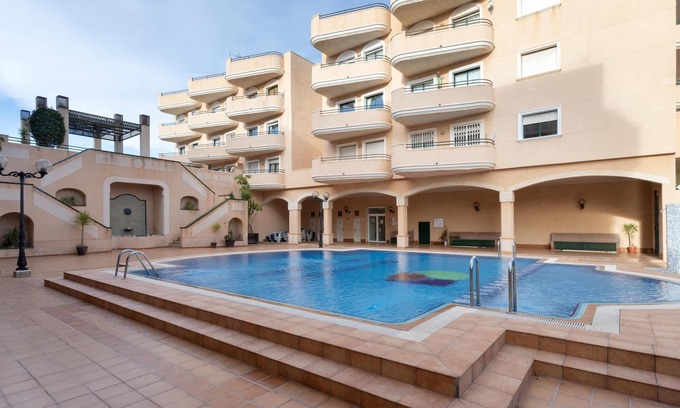 Orihuela Costa Apartment | Pet-Friendly 'Apartment Agua Marina' with Sea View, Pool, Wi-Fi & Garden