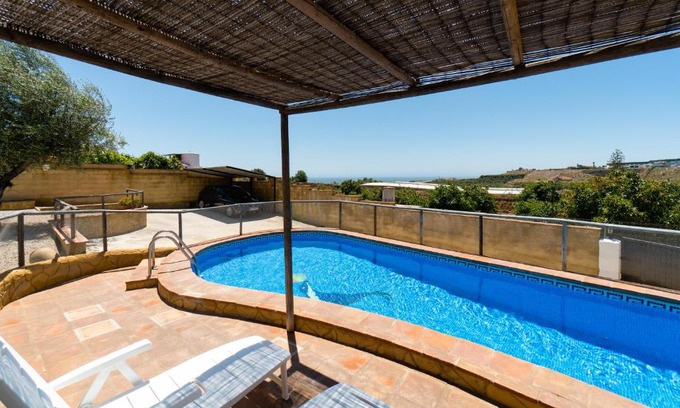 Velez-Malaga House | Semi heated private pool front 2,2 kms beach, all private