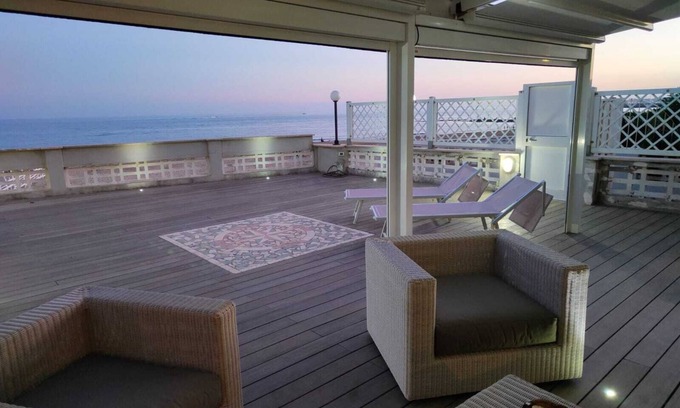 Borgo Santa Maria Apartment | The terrace by the sea