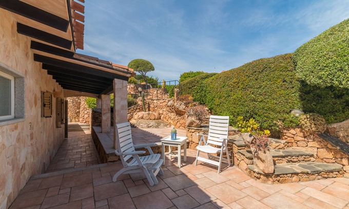 Costa Corallina Villa | 'Villa Corallina' with Sea View, Wi-Fi and Air Conditioning