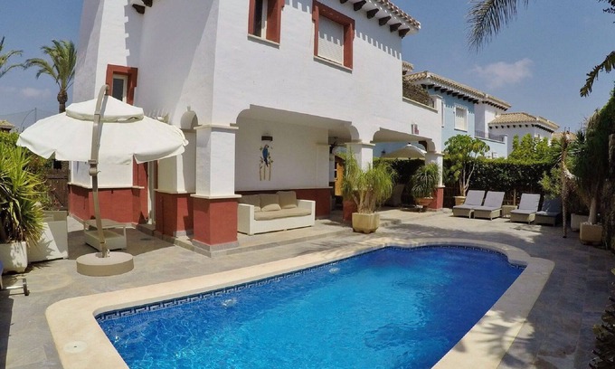 Torre-Pacheco Villa | Villa on Mar Menor Golf Resort, Murcia. High quality 3-bed villa with pool.