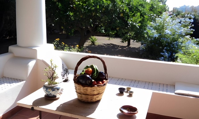 Lipari Historic Centre Villa | Villa 'Valle Canale Grande' with Sea View, Private Terrace and Wi-Fi